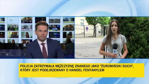 Zatrzymanie "żuromińskiego ducha", który jest podejrzewany o handel fentanylem 