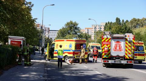 Dwie ofiary śmiertelne wypadku na Mokotowie. Kierowca znacząco przekroczył dopuszczalną prędkość