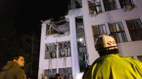 Charków. Rosyjska bomba uderzyła w blok mieszkalny