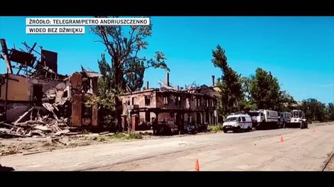 Doradca mera Mariupola Petro Andriuszczenko: Rosjanie wyburzają resztki budynków, mogą być w nich ciała (materiał z 4.06.2022)