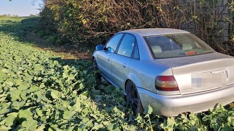 Ornatowice. Ścigali go przez kilka kilometrów. Wjechał w pole rzepaku i pobiegł za stodołę