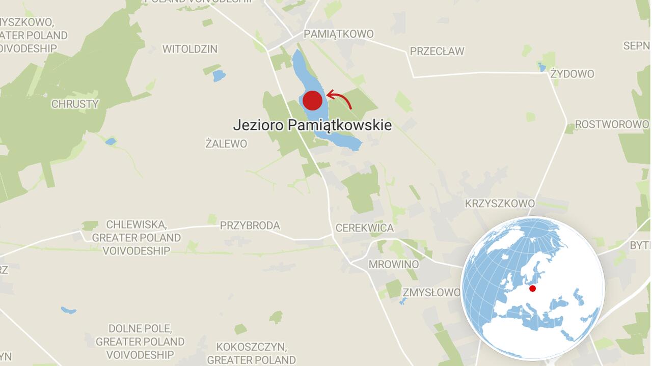 16-latek wyciągnięty z jeziora w Pamiątkowie, lądował śmigłowiec LPR