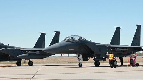 Amerykański myśliwiec F-15E 