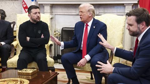 Kłótnia w Gabinecie Owalnym podczas spotkania Trumpa z Zełenskim