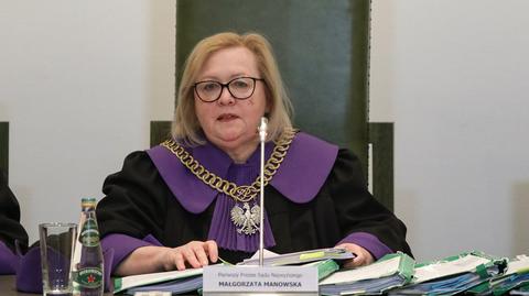 Ma rozpatrywać sprawę Manowskiej, prokuratura chce wyłączenia go. Relacja Katarzyny Gozdawy-Litwińskiej