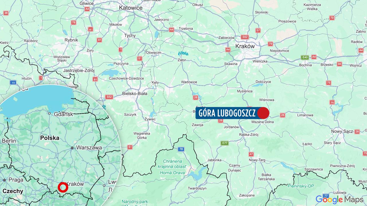 Katastrofa śmigłowca Robinson w Małopolsce. Odnaleziono wrak
