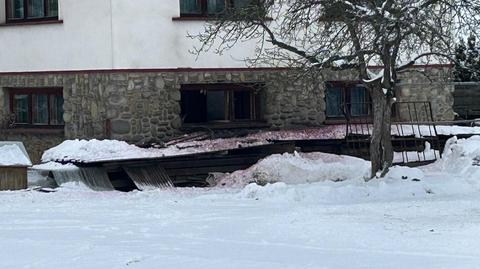 Eksplozja materiałów wybuchowych w domu w Szaflarach