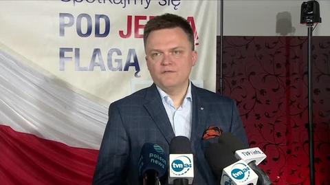 Hołownia o pracy dziennikarzy: Nie ma żadnych ograniczeń. Jest nieformalne ustalenie, że nie koczujemy pod gabinetami