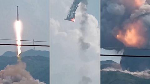 Chiny. Przypadkowo odpalono rakietę Tianlong-3. Rozbiła się na ziemi