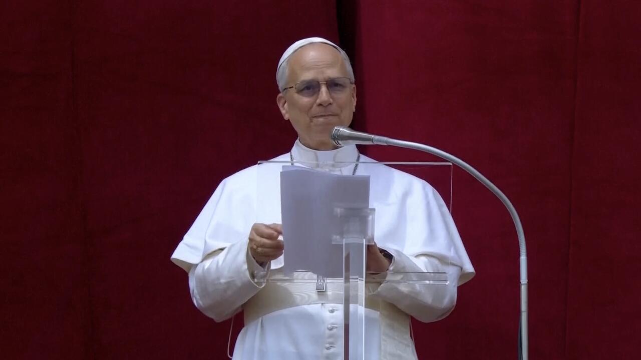 "Nigdy więcej wojny". Pierwsze spotkanie papieża Leona XIV z wiernymi