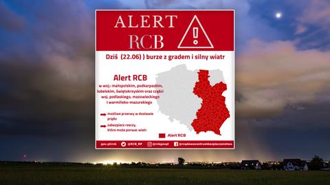 Alert RCB w siedmiu województwach. "Możliwe przerwy w dostawie prądu"