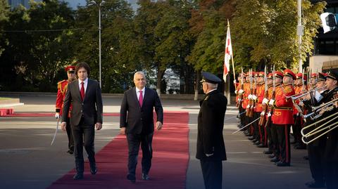 Orban pośpieszył do Tbilisi z gratulacjami 