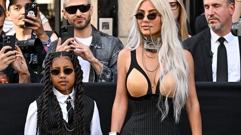 Kim Kardashian z córką North West