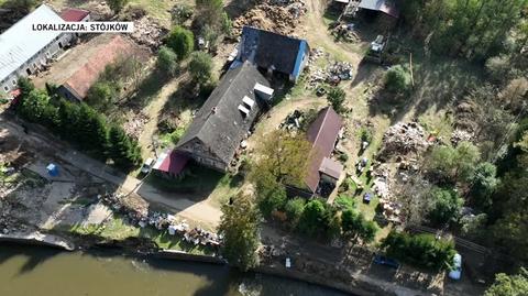 Stojków. Tutaj żywioł zalał mieszkania i zniszczył drogi (25.09.2024)