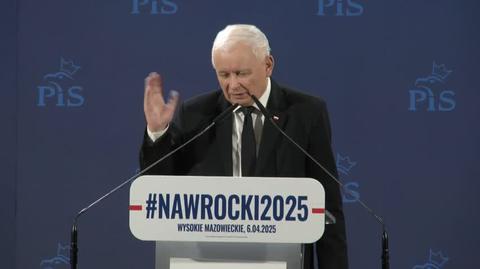Kaczyński przekonuje do głosowania na Nawrockiego: nie może być innego wyboru