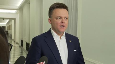 Hołownia: zastanawiam się, skąd pochodzą te informacje