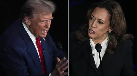 Kamala Harris kontra Donald Trump. Fragmenty debaty