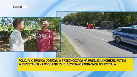 Świadek o wypadku na ulicy Woronicza. "Wszyscy wzywają ratunku, płacz, krzyk"