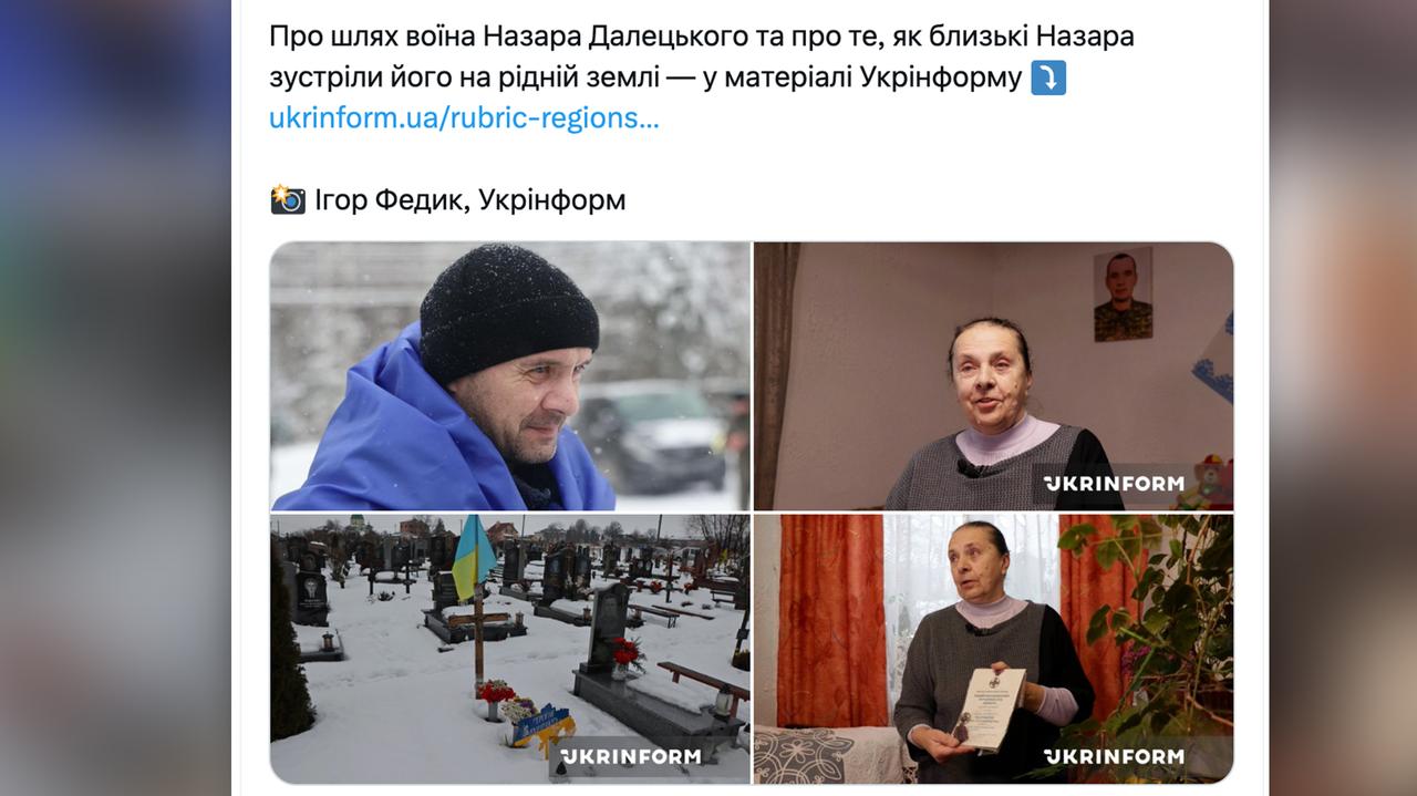 He returned from Russian captivity 3  years after his funeral