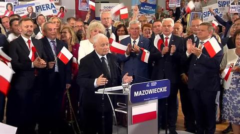 Jarosław Kaczyński: 15 października otworzymy szampana, a może nie tylko 