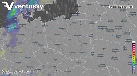 Prognozowane opady w najbliższych dniach