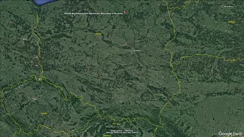 Lokalizacja pomnika Wyzwolenia Ziemi Warmińsko-Mazurskiej w Olsztynie