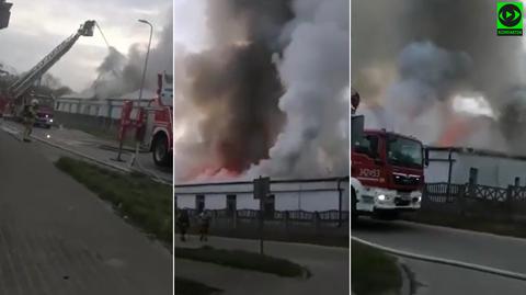 Pożar byłego schroniska dla bezdomnych w Słupsku
