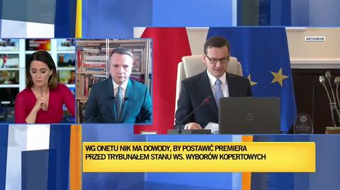 "To jest dzisiaj gigantyczny kłopot dla premiera Morawieckiego"