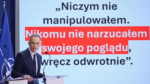 Tomczyk: ekspertyzy przeczyły hipotezom wybuchowym