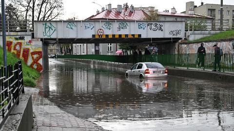Skutki ulewnych deszczy