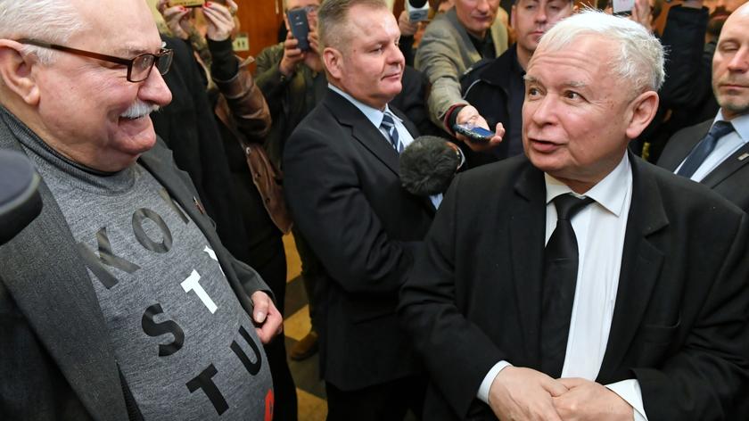 Kaczyński i Wałęsa nie podali sobie ręki