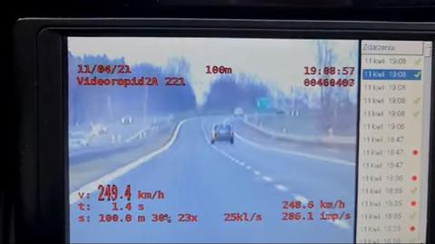 Jechał 249 kilometrów na godzinę po krajowej "piątce" 