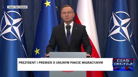 Andrzej Duda o pakcie migracyjnym