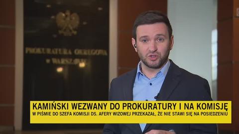 Jan Piotrowski o Mariuszu Kamińskim w Prokuraturze Okręgowej