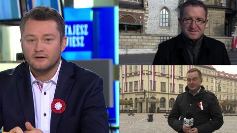 Relacje reporterów TVN24 z Wrocławia i Krakowa 