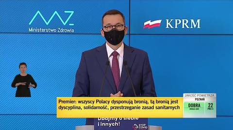 Morawiecki: od przyszłej soboty placówki handlowe będą mogły działać w najwyższym reżimie sanitarnym