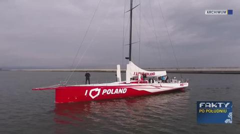 PFN sprzedała jacht "I Love Poland" (materiał "Faktów po południu")