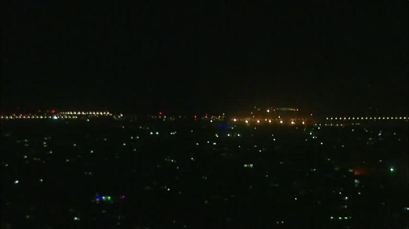 Widok na lotnisko w Kabulu