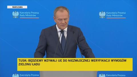 Premier Tusk o mrożeniu cen energii w drugiej połowie 2024 roku