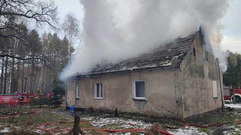 Frąca. Wybuch butli z gazem w domu, jedna osoba ranna