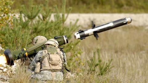 Żołnierze USA ćwiczą z pociskami Javelin