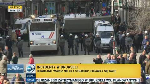 W Brukseli doszło do incydentów z udziałem skrajnej prawicy
