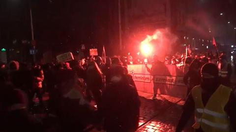 Protest we Wrocławiu przeciw wyrokowi TK ws. aborcji