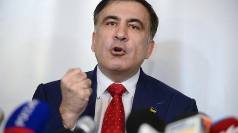 Saakaszwili: używano wobec mnie bardzo brutalnej siły fizycznej