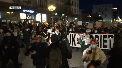Protest Strajku Kobiet we Wrocławiu