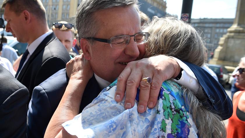 Prezydent Komorowski pożegnał się z mieszkańcami Warszawy