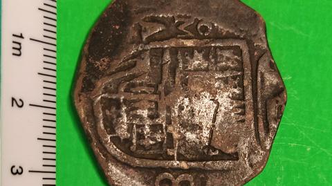 Czerniczyn. Znalazł na polu srebrną monetę. Przed wiekami należała do piratów (materiał z 23.08.2022)