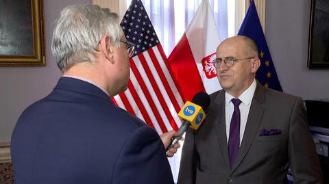 Cała rozmowa korespondenta "Faktów" TVN z szefem MSZ Zbigniewem Rauem po jego wizycie w USA