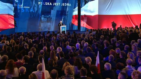 Przemówienie Kaczyńskiego podczas konwencji PiS