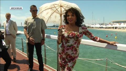 Joan Collins w Cannes